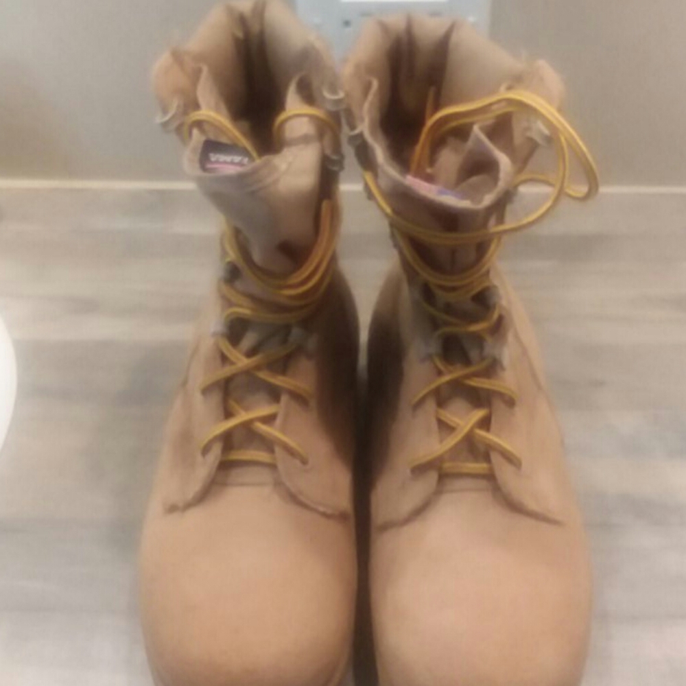 Military Combat Boots Army High y2 Vibran Top Boho Women Size 6